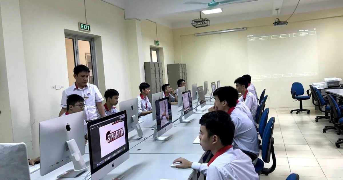 thiết kế phòng lab học ngoại ngữ thông minh